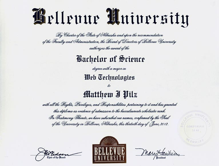 Bellevue University: Bachelor of Science Degree