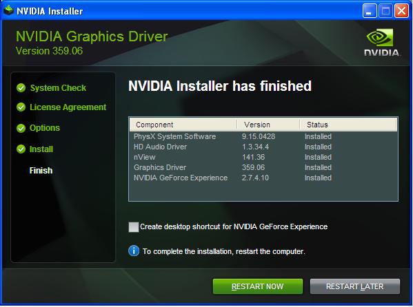 Nvidia best sale driver 368.81